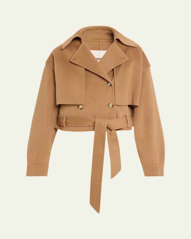 Satoyo Cropped Trench Coat